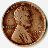 1912, Lincoln, Wheat, Cent, Coin, Penny, 1912-P, Philadelphia, Mint, P, Pre-World War I, Pre-WWI, Era, Detail, Lines, Shiny, Low Mintage, Semi, Key Date, Mint Mark, Mintmark, Copper, Wheatie, Wheat Ears, Detail, Wheat Back, Vintage, Rare, Metal, Antique, Collectible, Memorabilia, Invest, Hobby, Coins