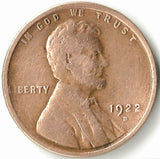 1922, Lincoln, Wheat, Cent, Coin, Penny, 1922, Error, Weak, Weak D, Denver, Mint, D, Semi-Key, semi-key, Semi Key, Roaring Twenties, Roaring 20s, Era, Detail, Lines, Shiny, Low Mintage, Semi, Key Date, Mint Mark, Mintmark, Copper, Wheatie, Wheat Ears, Detail, Wheat Back, Vintage, Rare, Metal, Antique, Collectible, Memorabilia, Invest, Hobby, Coins