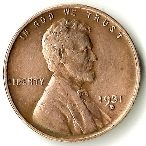 1931-D, Lincoln, Wheat, Cent, Coin, Penny, 1931, Denver, Mint, D, Great Depression, Depression, Era, Detail, Lines, Shiny, Low Mintage, Semi, Key Date, Mint Mark, Mintmark, Copper, Wheatie, Wheat Ears, Detail, Wheat Back, Vintage, Rare, Metal, Antique, Collectible, Memorabilia, Invest, Hobby, Coins
