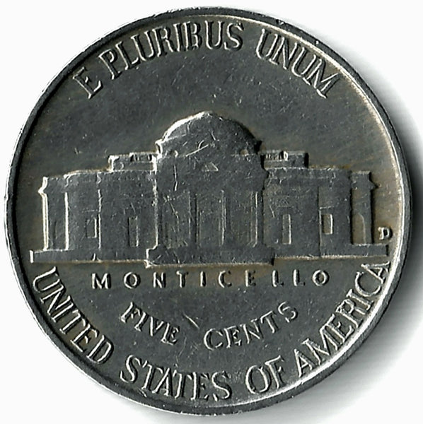 1952-D 5¢ Jefferson Nickel, Rare Coin, Low Mintage, Post WWII