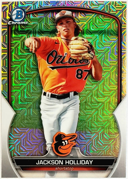 Jackson Holliday Rookie Mojo Refractor 2023 Bowman Chrome #BCP-227