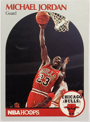 Jordan, Michael, 1990, Hoops, Ilustrated, Art, Checklist, 358, HOF, ROY, MVP, All-Star, Finals, GOAT, Chicago, Bulls, Wizards, Finals, Champ, Basketball, Points, Hobby, NBA, Basketball Cards