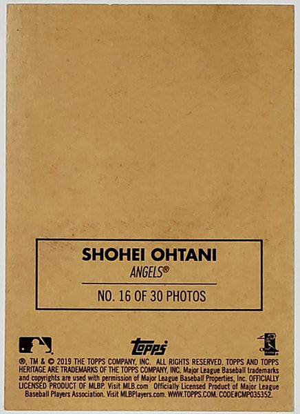 SHOHEI OHTANI PSA 10 ROOKIE CUP 2019 TOPPS HERITAGE BOX
