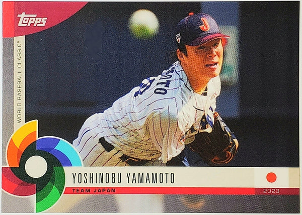 Yoshinobu Yamamoto Rookie 2023 Topps World Baseball Classic #27