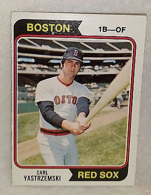1974 Topps #280 Carl Yastrzemski, Red Sox Graded 8 NM-MT HOF, Yaz, Triple-Crown, CardboardandCoins.com