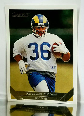 Jerome Bettis, Running Back, The Bus, Bus, Los Angeles Rams, Yards, Rushing, Touchdowns, TDs, HOF, NFL, Football Card