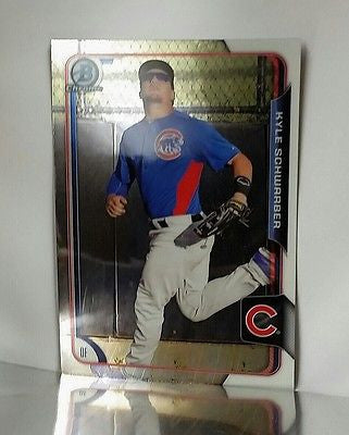 2015 Bowman Chrome Prospects BCP58 Kyle Schwarber ROOKIE CARD World Series Cubs, CardboardandCoins.com