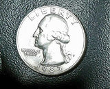 1983, 1983-P, Philadelphia, Washington, Quarter, Coin, Collectible, Clad, Alloy, Hobby, Coins