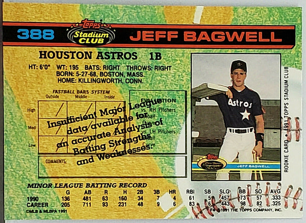 jeff bagwell rookie card