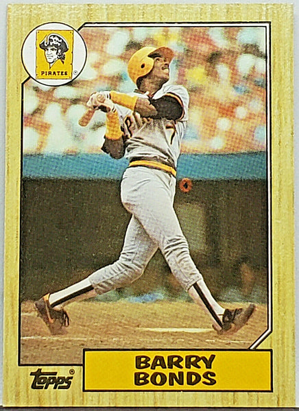Barry Bonds Rookie 1987 Topps #320, 7x MVP, Pirates, Giants
