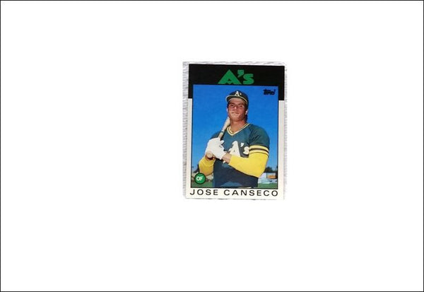 Baseball Card Show Purchase #9 – Jose Canseco 1986 Topps Traded