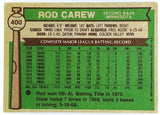 Rod Carew 1976 Topps #400 HOF Minnesota Twins Batting Superstar!