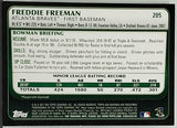 Freeman, Freddie, Rookie, Atlanta, Braves, Home Runs, Bowman, Topps, RC, Baseball Cards