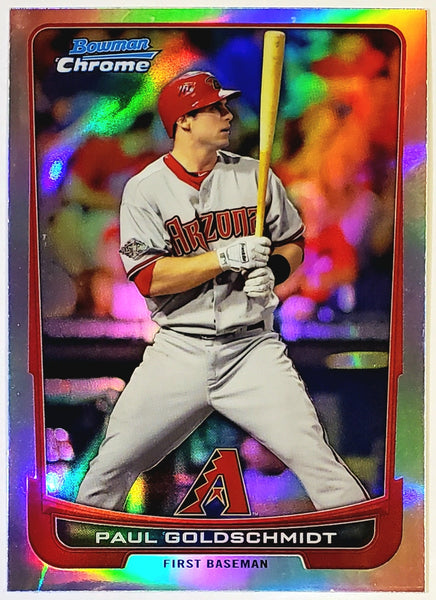 Paul Goldschmidt Refractor 2012 Bowman Chrome #131, Dbacks, Cards