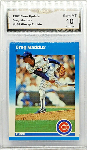 Graded 10 Greg Maddux Rookie 