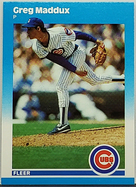 Maddux-Rookie-Greg-1987-Fleer-
