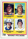 Jack Morris Rookie 1978 Topps #703 HOF Pitcher, Detroit Tigers, EX-NM
