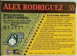 Rodriguez, Rookie, Alex, A-Rod, 1994, Action Packed, 1, MVP, Silver Slugger, All-Star, Gold Glove, Batting Title, Phenom, Seattle, Mariners, Yankees, Stolen Bases, Home Runs, Slugger, RC, Baseball Cards