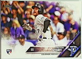 Story, Rookie, Flagship, Trevor, 2016, Topps, Update, US226, Phenom, Shortstop, All-Star, Silver Slugger, Colorado, Rockies, Home Runs, Slugger, RC, Baseball Cards