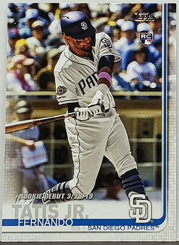 Tatis, Rookie, Debut, Fernando, Jr, 2019, Topps, Update, US56, Topps, Phenom, El Nino, All-Star, ASG, Silver Slugger, Home Runs, Slugger, RC, Baseball Cards