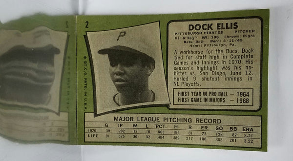  1969 Topps # 286 Dock Ellis Pittsburgh Pirates (Baseball Card)  EX Pirates : Collectibles & Fine Art