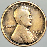 1910, Lincoln, Wheat, Cent, Coin, Penny, 1910-S, San Francisco, Mint, S, Semi-Key, semi-key, Semi Key, World War I, WWI, Era, Detail, Lines, Shiny, Low Mintage, Semi, Key Date, Mint Mark, Mintmark, Copper, Wheatie, Wheat Ears, Detail, Wheat Back, Vintage, Rare, Metal, Antique, Collectible, Memorabilia, Invest, Hobby, Coins