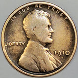1910, Lincoln, Wheat, Cent, Coin, Penny, 1910-S, San Francisco, Mint, S, Semi-Key, semi-key, Semi Key, World War I, WWI, Era, Detail, Lines, Shiny, Low Mintage, Semi, Key Date, Mint Mark, Mintmark, Copper, Wheatie, Wheat Ears, Detail, Wheat Back, Vintage, Rare, Metal, Antique, Collectible, Memorabilia, Invest, Hobby, Coins