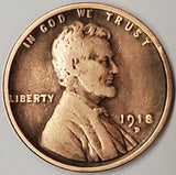 1918-D, Lincoln, Wheat, Cent, Coin, Penny, 1918, Denver, Mint, D, World War I, WWI, Era, Detail, Lines, Shiny, Low Mintage, Semi, Key Date, Mint Mark, Mintmark, Copper, Wheatie, Wheat Ears, Detail, Wheat Back, Vintage, Rare, Metal, Antique, Collectible, Memorabilia, Invest, Hobby, Coins