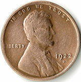 1922, Lincoln, Wheat, Cent, Coin, Penny, 1922, Error, Weak, Weak D, Denver, Mint, D, Semi-Key, Semi Key, Roaring Twenties, Roaring 20s, Era, Detail, Lines, Shiny, Low Mintage, Semi, Key Date, Mint Mark, Mintmark, Copper, Wheatie, Wheat Ears, Detail, Wheat Back, Vintage, Rare, Metal, Antique, Collectible, Memorabilia, Invest, Hobby, Coins