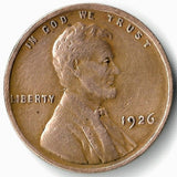 1926, Lincoln, Wheat, Cent, Coin, Penny, 1926-P, Philadelphia, Mint, P, Roaring Twenties, Roaring 20s, Lines, Low Mintage, Semi, Key Date, Mint Mark, Mintmark, Copper, Wheatie, Wheat Ears, Wheat Back, Vintage, Rare, Metal, Antique, Collectible, Memorabilia, Invest, Hobby, Coins