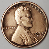 1928-S, Lincoln, Wheat, Cent, Coin, Penny, 1928, San Francisco, Mint, S, Roaring Twenties, Roaring 20s, Era, Detail, Lines, Shiny, Low Mintage, Semi, Key Date, Mint Mark, Mintmark, Copper, Wheatie, Wheat Ears, Detail, Wheat Back, Vintage, Rare, Metal, Antique, Collectible, Memorabilia, Invest, Hobby, Coins