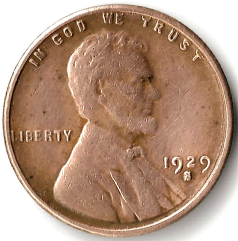 1929-S, Lincoln, Wheat, Cent, Coin, Penny, 1929, San Francisco, Mint, S, Roaring Twenties, Roaring 20s, Era, Detail, Lines, Shiny, Low Mintage, Semi, Key Date, Mint Mark, Mintmark, Copper, Wheatie, Wheat Ears, Detail, Wheat Back, Vintage, Rare, Metal, Antique, Collectible, Memorabilia, Invest, Hobby, Coins