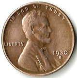 1930-S, Lincoln, Wheat, Cent, Coin, Penny, 1930-S, San Francisco, Mint, S, Great Depression, Depression, Era, Detail, Lines, Shiny, Low Mintage, Semi, Key Date, Mint Mark, Mintmark, Copper, Wheatie, Wheat Ears, Detail, Wheat Back, Vintage, Rare, Metal, Antique, Collectible, Memorabilia, Invest, Hobby, Coins