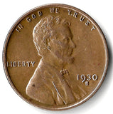 1930-S, Lincoln, Wheat, Cent, Coin, Penny, 1930-S, San Francisco, Mint, S, Great Depression, Depression, Era, Detail, Lines, Shiny, Low Mintage, Semi, Key Date, Mint Mark, Mintmark, Copper, Wheatie, Wheat Ears, Detail, Wheat Back, Vintage, Rare, Metal, Antique, Collectible, Memorabilia, Invest, Hobby, Coins