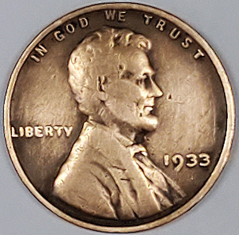 1933, Lincoln, Wheat, Cent, Coin, Penny, 1933-P, Philadelphia, Mint, P, Great Depression, Depression, Era, Detail, Lines, Shiny, Low Mintage, Semi, Key Date, Mint Mark, Mintmark, Copper, Wheatie, Wheat Ears, Detail, Wheat Back, Vintage, Rare, Metal, Antique, Collectible, Memorabilia, Invest, Hobby, Coins
