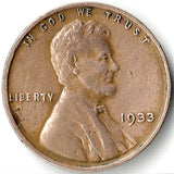 1933, Lincoln, Wheat, Cent, Coin, Penny, 1933-P, Philadelphia, Mint, P, Great Depression, Depression, Era, Detail, Lines, Shiny, Low Mintage, Semi, Key Date, Mint Mark, Mintmark, Copper, Wheatie, Wheat Ears, Detail, Wheat Back, Vintage, Rare, Metal, Antique, Collectible, Memorabilia, Invest, Hobby, Coins