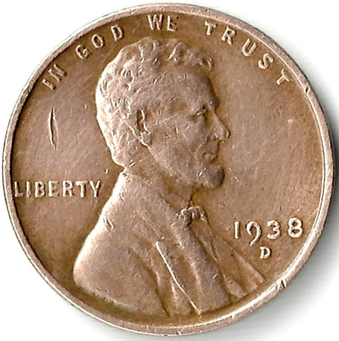 1938-D, Lincoln, Wheat, Cent, Coin, Penny, 1938, Denver, Mint, D, Pre-WWII, Pre World War II, Era, Detail, Lines, Shiny, Low Mintage, Semi, Key Date, Mint Mark, Mintmark, Copper, Wheatie, Wheat Ears, Detail, Wheat Back, Vintage, Rare, Metal, Antique, Collectible, Memorabilia, Invest, Hobby, Coins