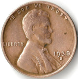1938-S, Lincoln, Wheat, Cent, Coin, Penny, 1938, San Francisco, Mint, S, Pre-WWII, Pre World War II, Era, Detail, Lines, Shiny, Low Mintage, Semi, Key Date, Mint Mark, Mintmark, Copper, Wheatie, Wheat Ears, Detail, Wheat Back, Vintage, Rare, Metal, Antique, Collectible, Memorabilia, Invest, Hobby, Coins