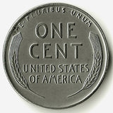 1943, Lincoln, Wheat, Cent, Coin, Penny, Zinc, Steel, 1943-P, Philadelphia, Mint, P, Detail, Lines, Early, WWII, World War II, Era, War, Low Mintage, Semi, Key Date, Mintmark, Copper, Wheatie, Wheat Ears, Detail, Wheat Back, Vintage, Rare, Metal, Antique, Collectible, Memorabilia, Invest, Hobby, Coins