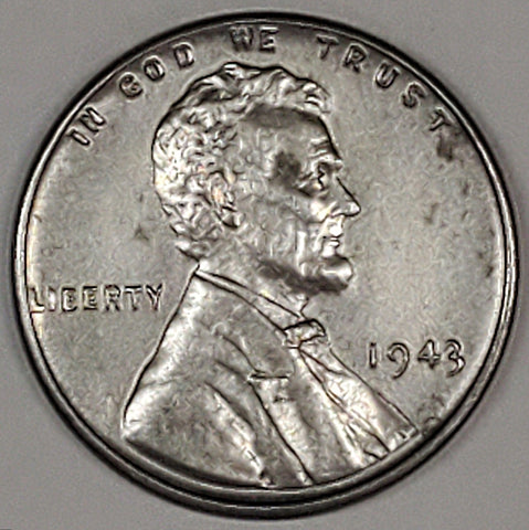 1943, Lincoln, Wheat, Cent, Coin, Penny, Steel, Zinc, Steel-Coated, 1943-P, Philadelphia, Mint, P, Detail, Lines, Early, WWII, World War II, Era, War, Low Mintage, Semi, Key Date, Mintmark, Copper, Wheatie, Wheat Ears, Detail, Wheat Back, Vintage, Rare, Metal, Antique, Collectible, Memorabilia, Invest, Hobby, Coins