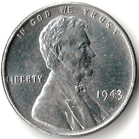 1943, Lincoln, Wheat, Cent, Coin, Penny, Steel, Zinc, Steel-Coated, 1943-P, Philadelphia, Mint, P, Detail, Lines, Early, WWII, World War II, Era, War, Low Mintage, Semi, Key Date, Mintmark, Copper, Wheatie, Wheat Ears, Detail, Wheat Back, Vintage, Rare, Metal, Antique, Collectible, Memorabilia, Invest, Hobby, Coins