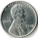 1943, Lincoln, Wheat, Cent, Coin, Penny, Steel, Zinc, Steel-Coated, 1943-P, Philadelphia, Mint, P, Detail, Lines, Early, WWII, World War II, Era, War, Low Mintage, Semi, Key Date, Mintmark, Copper, Wheatie, Wheat Ears, Detail, Wheat Back, Vintage, Rare, Metal, Antique, Collectible, Memorabilia, Invest, Hobby, Coins