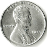 1943, Lincoln, Wheat, Cent, Coin, Penny, Steel, Zinc, Steel-Coated, 1943-P, Philadelphia, Mint, P, Detail, Lines, Early, WWII, World War II, Era, War, Low Mintage, Semi, Key Date, Mintmark, Copper, Wheatie, Wheat Ears, Detail, Wheat Back, Vintage, Rare, Metal, Antique, Collectible, Memorabilia, Invest, Hobby, Coins