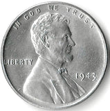 1943, Lincoln, Wheat, Cent, Coin, Penny, Steel, Zinc, Steel-Coated, 1943-P, Philadelphia, Mint, P, Detail, Lines, Early, WWII, World War II, Era, War, Low Mintage, Semi, Key Date, Mintmark, Copper, Wheatie, Wheat Ears, Detail, Wheat Back, Vintage, Rare, Metal, Antique, Collectible, Memorabilia, Invest, Hobby, Coins