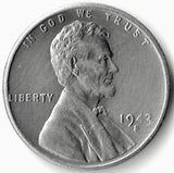 1943-S, Lincoln, Wheat, Cent, Coin, Penny, Steel, Zinc, Steel-Coated, 1943, San Francisco, Mint, S, Detail, Lines, Early, WWII, World War II, Era, War, Low Mintage, Semi, Key Date, Mintmark, Copper, Wheatie, Wheat Ears, Detail, Wheat Back, Vintage, Rare, Metal, Antique, Collectible, Memorabilia, Invest, Hobby, Coins