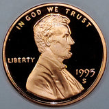 1995-S, Lincoln, Memorial, Cent, Coin, Penny, 1995, Proof, San Francisco, Mint, S, Detail, Lines, Shiny, Low Mintage, Semi, Key Date, Mint Mark, Mintmark, Copper, Detail, Vintage, Rare, Metal, Antique, Collectible, Memorabilia, Invest, Hobby, Coins