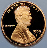 1995-S, Lincoln, Memorial, Cent, Coin, Penny, 1995, Proof, San Francisco, Mint, S, Detail, Lines, Shiny, Low Mintage, Semi, Key Date, Mint Mark, Mintmark, Copper, Detail, Vintage, Rare, Metal, Antique, Collectible, Memorabilia, Invest, Hobby, Coins