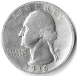 1936-D, Silver, George, Washington, Quarter, Coin, 1936, Denver, Mint, D, Detail, Shiny, Great Depression Era, World War II, WWII, War, Era, Philadelphia, Mint Mark, Mintmark, Low Mintage, Semi, Key Date, Vintage, Rare, Metal, Antique, Collectible, Memorabilia, Invest, Hobby, Coins