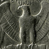 1983, 1983-P, George, Washington, Quarter, Error, Coin, Detail, Shiny, Philadelphia, Twenty-Five Cents, Motto, Bit, Bits, Obverse, Numismatics, Mint, Mint Mark, Mintmark, Cents, Low Mintage, Semi, Key Date, Vintage, Rare, Metal, Antique, Collector, Collection, Collectibles, Collect, Collectible, Memorabilia, Invest, Hobby, Coins