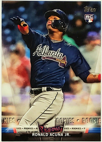 Acuna, Jr, Ronald, Rookie, 2018, Topps, Salute, S-21, Insert, RC, Rookie Of The Year, ROY, World Series, Champ, Championship, Titles, Ring, Atlanta, Braves, Home Runs, Slugger, RC, Baseball, MLB, Baseball Cards